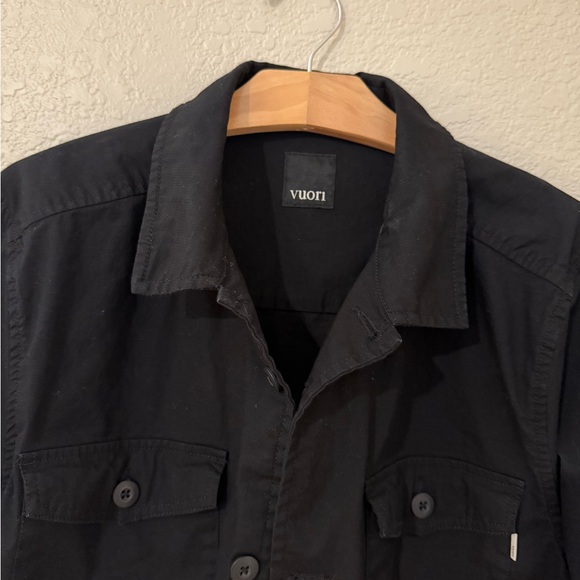 Vuori Men's Black Utility Jacket Shacket lightweight - Picture 2 of 5